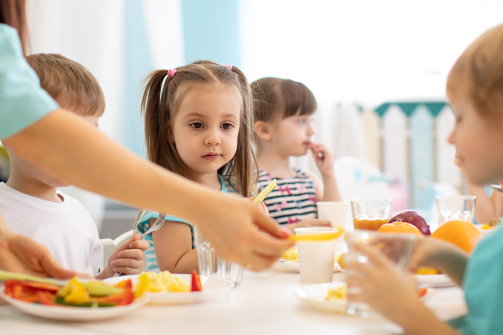 Repas crèche à Thuir